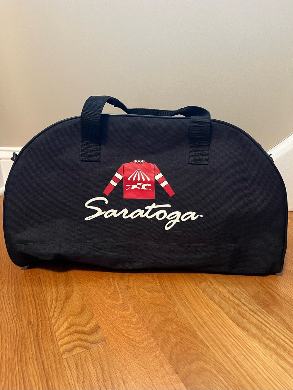 Saratoga Racetrack Gym Duffel Bag Black
